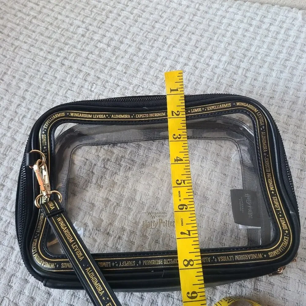 Harry Potter Transparent Pouch with Black and Gold Trim - Picture 9 of 11